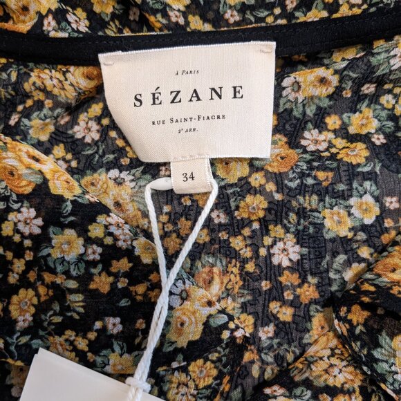 New Irena Blouse by Sezane - Picture 2 of 3